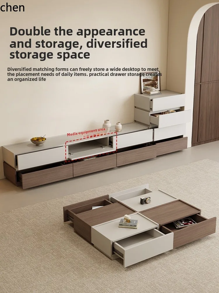 Storage - W5.19 원목 바닥부터 천장까지 이어지는 TV