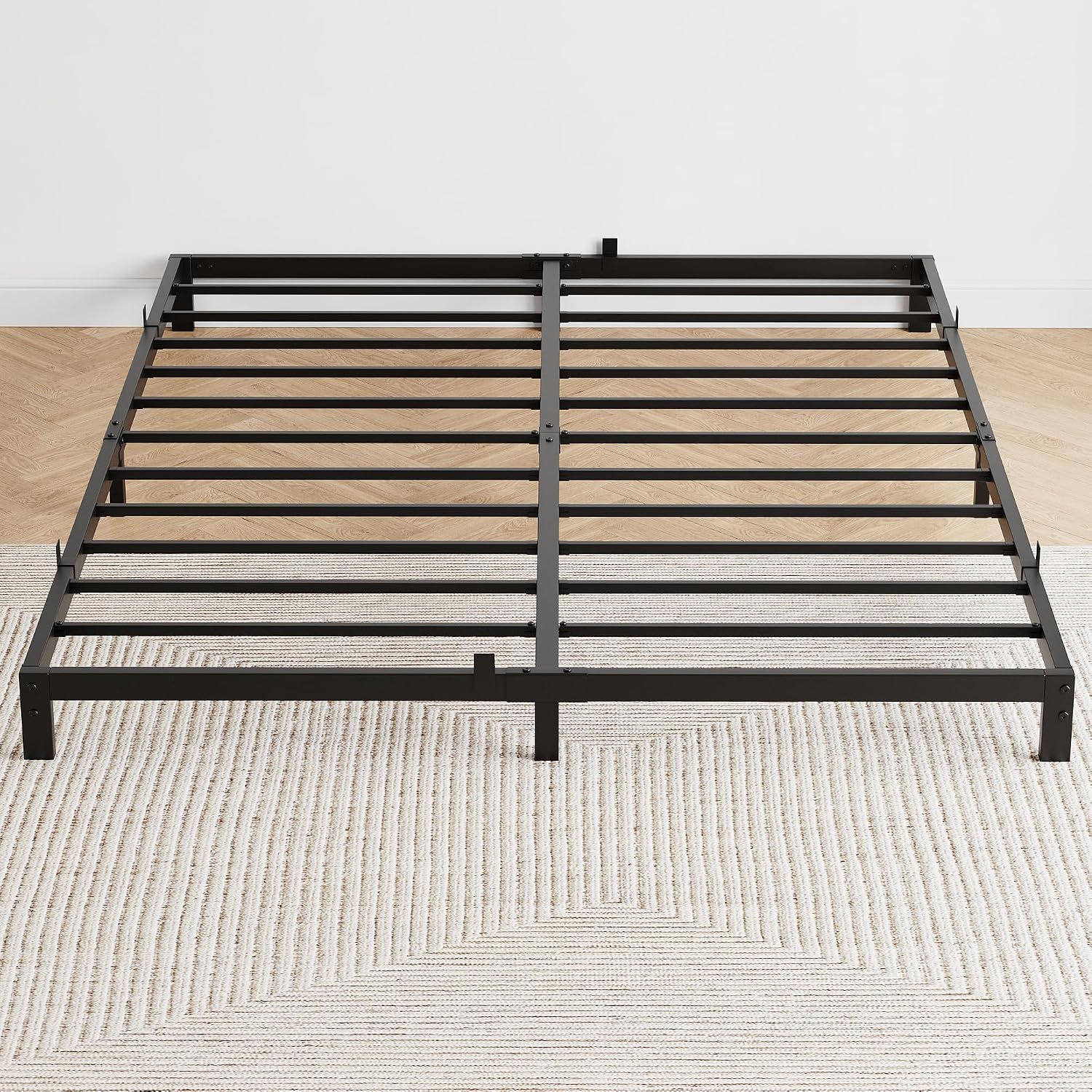 Canopy Bed Frame Metal Queen - 가르비 6인치 헤비 듀티 메탈 퀸