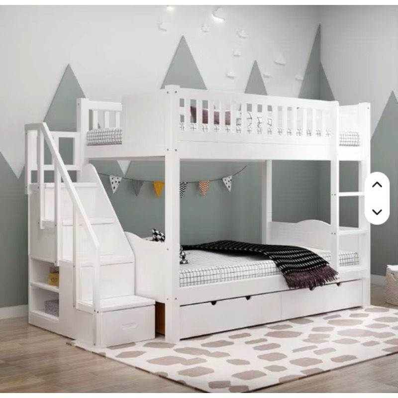 Bunk Bed With Stairs And Slide - 인기 판매 가구 더블 침대 어린이