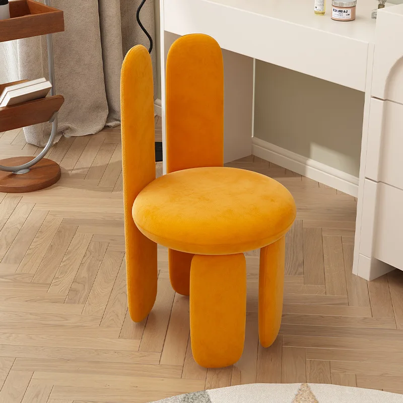 Bedroom Furniture - 세련되고 고급스러운 여성용 침실 화장대 의자,