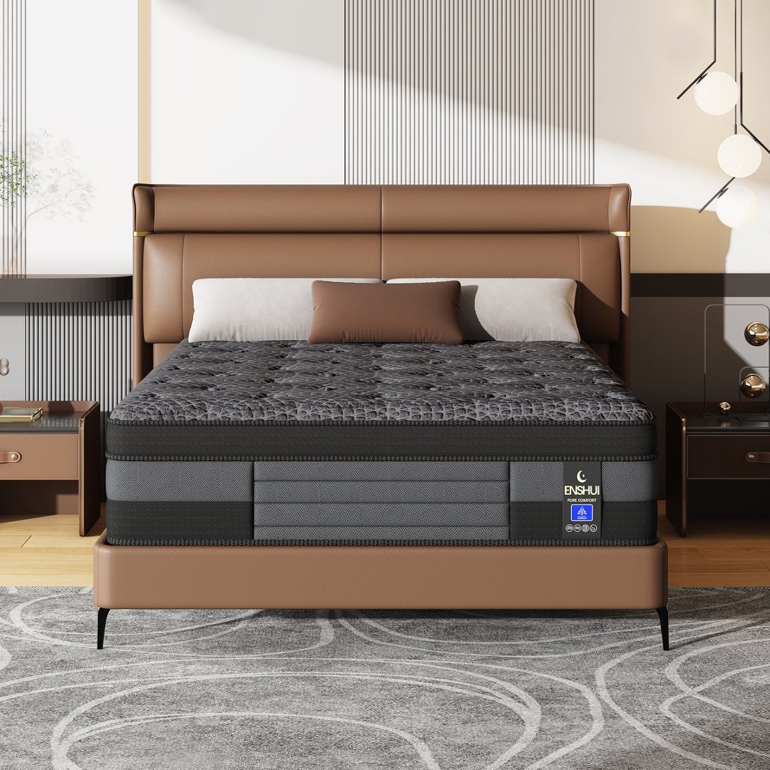 Memory Foam Mattress In A Box Queen - 12/14인치 메모리폼 매트리스 트윈 풀 퀸