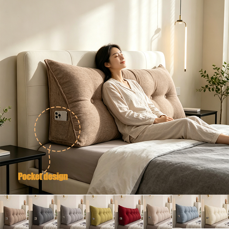 Headboard Cushion Backrest Tatami - 대형 헤드보드 쿠션, 다다미 등받이, 삼각형