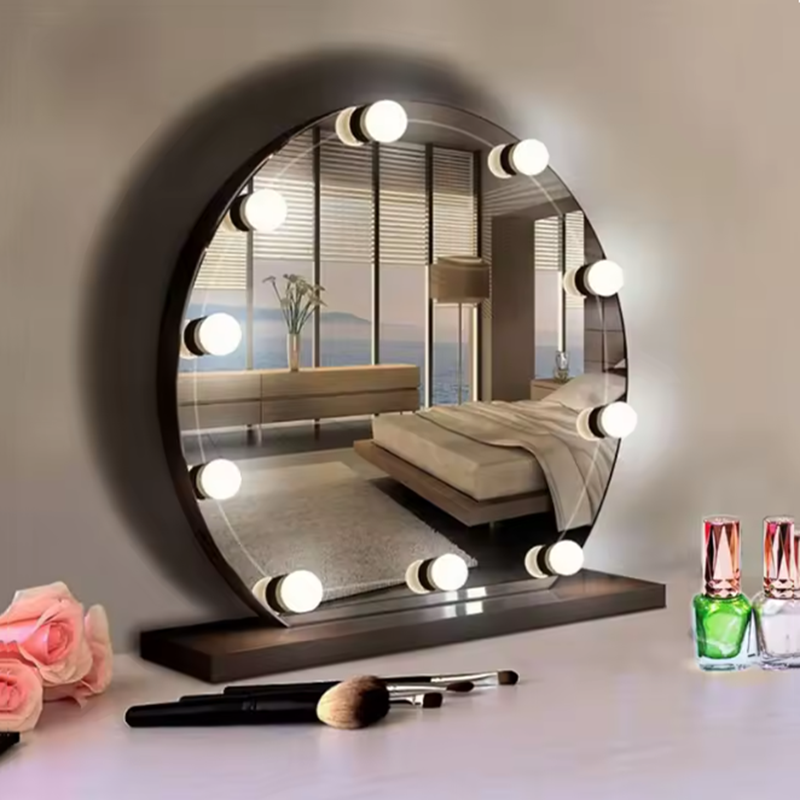 할리우드 메이크업 화장대 조명 탈부착 가능 LED 거울 - Dressing Table Vanity With Lighted Mirror 리뷰 및 가격