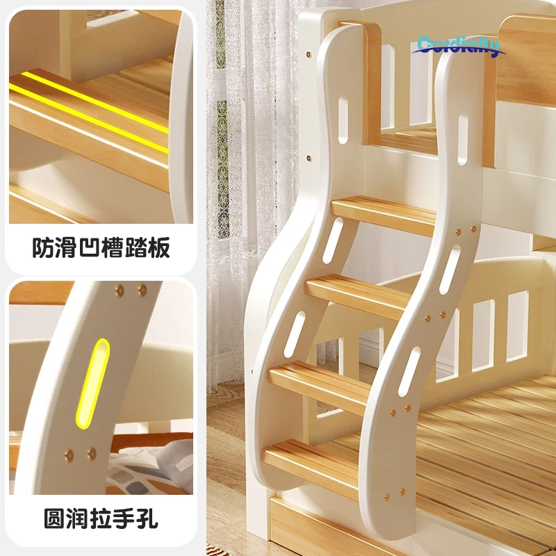 계단이 있는 2층 침대, 킹사이즈, 서랍형 수납 공간, - King Size Bed Frame With Storage Drawers 리뷰 및 가격