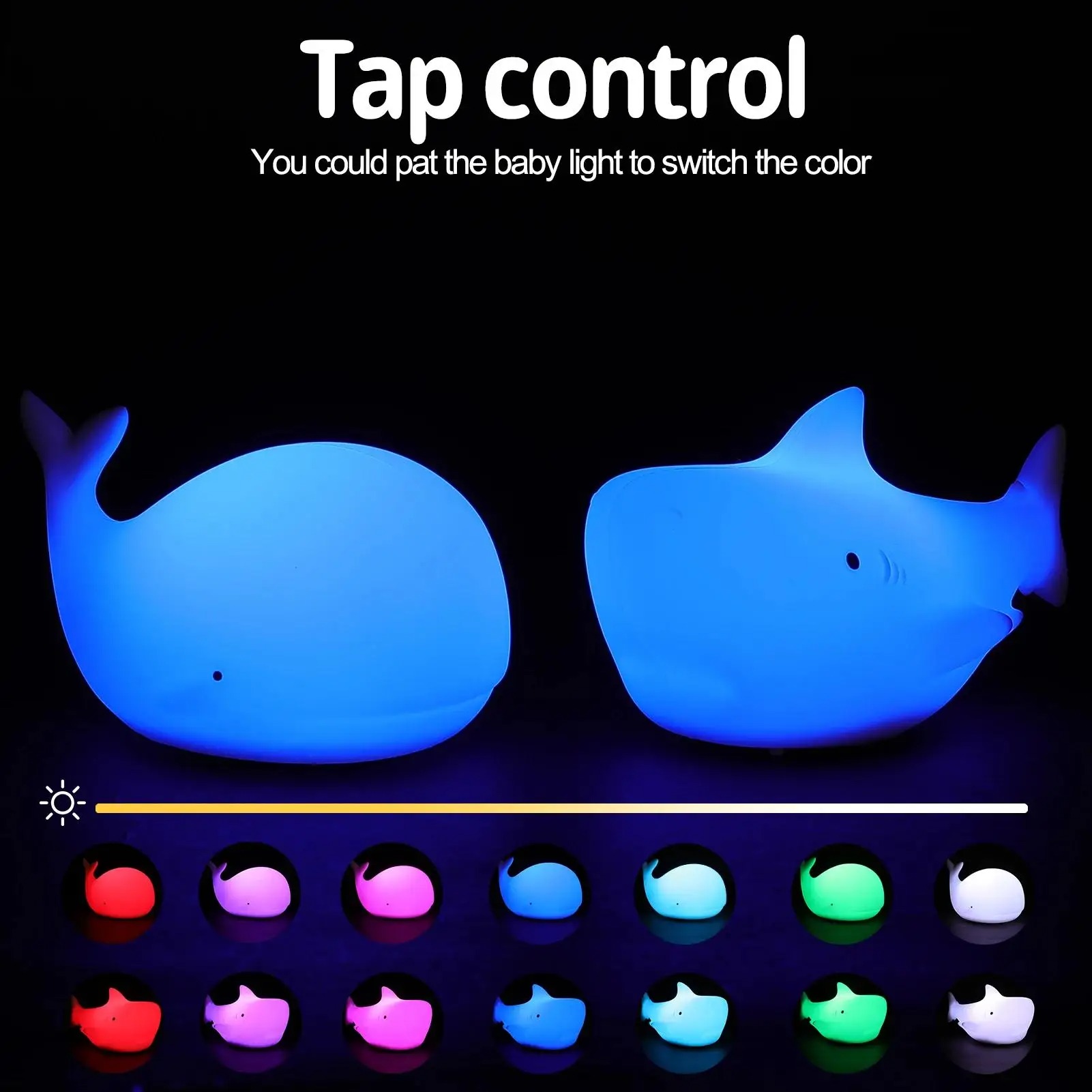 LED 야간 조명 귀여운 고래 만화 동물 어린이를위한  - Floating Nightstand With Led Light 리뷰 및 가격