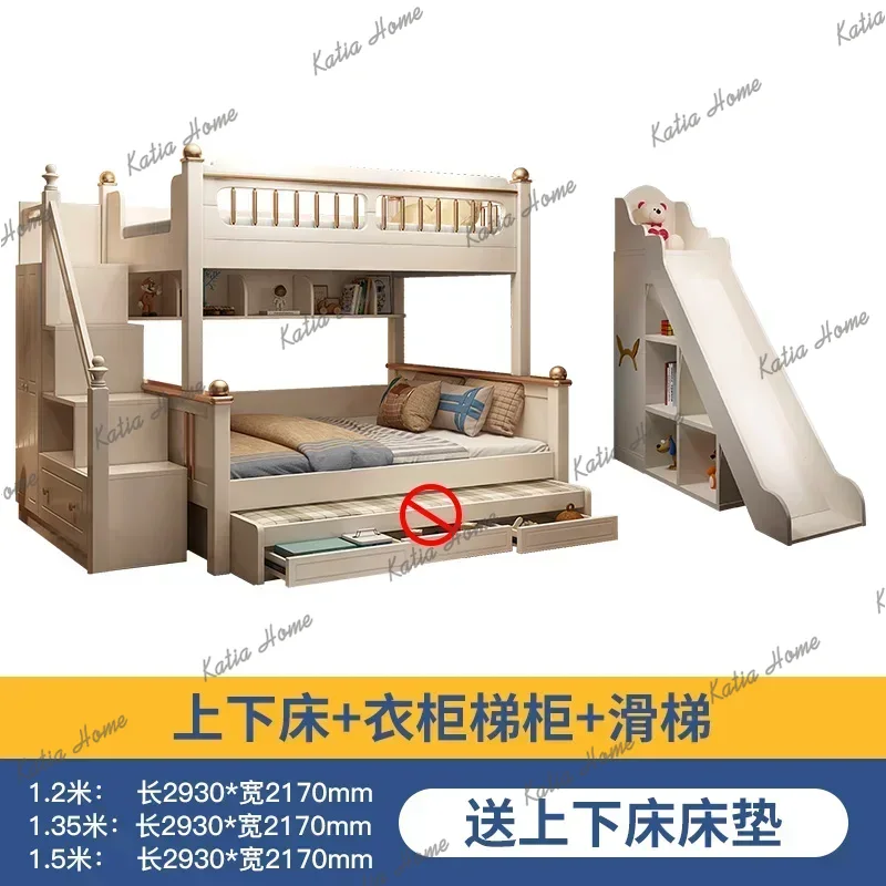 135x190cm 크기의 나무 매트리스가 있는 2층 침 - King Size Bed Frame With Storage Drawers 리뷰 및 가격