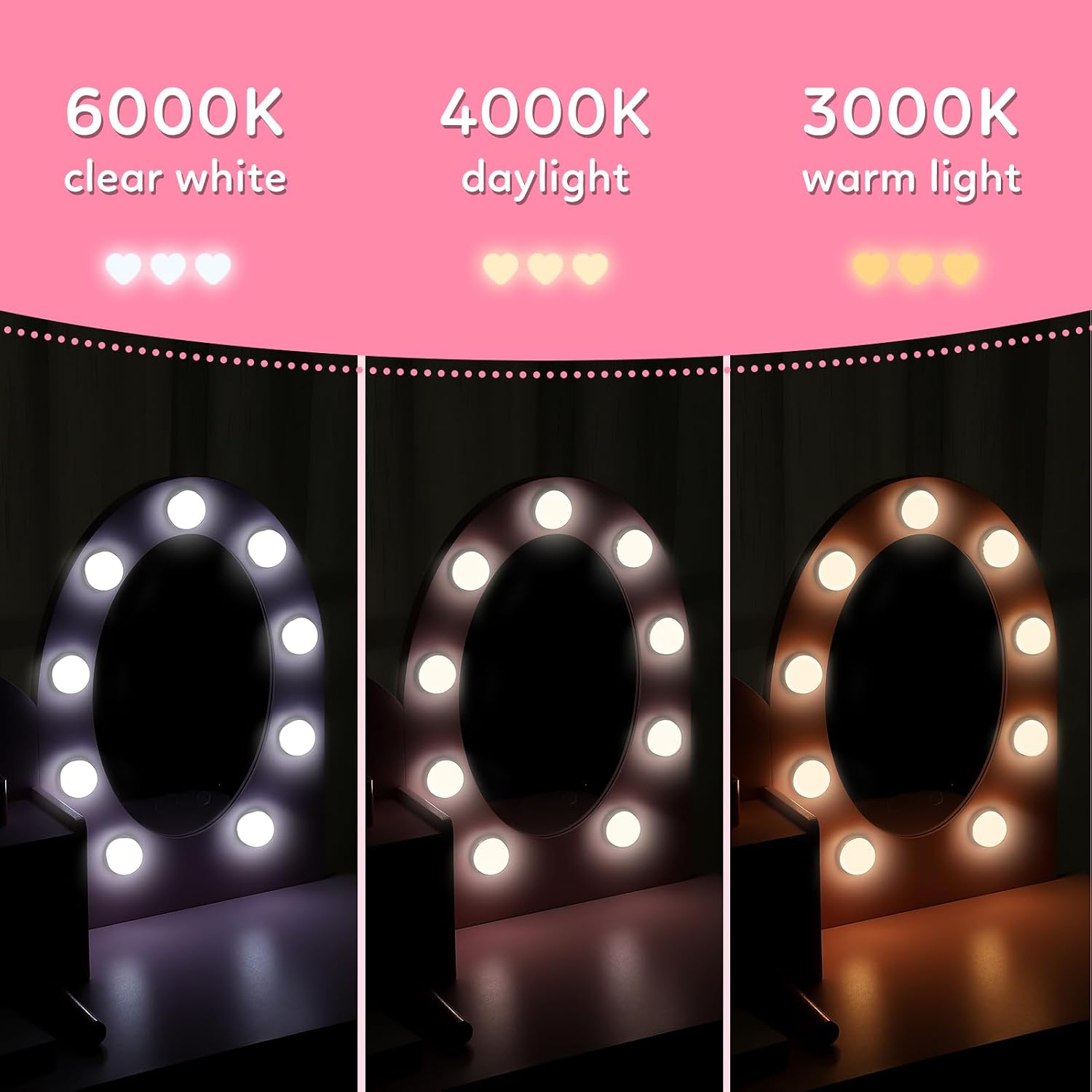 LED 조명 거울이 달린 공주풍 어린이 화장대 세트,  - Dressing Table Vanity With Lighted Mirror 리뷰 및 가격