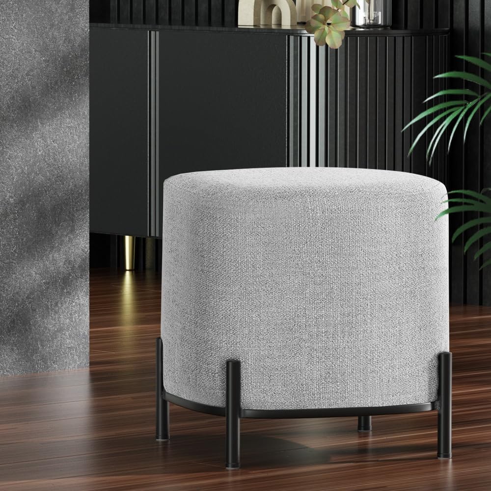 오토만, 원형 발받침 라운지 푸프 화장대 스툴 메이크업 - Bedroom Furniture 리뷰 및 가격