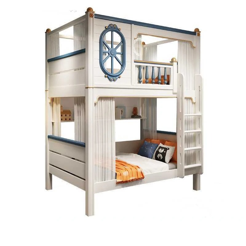 럭셔리 어린이 침실 가구 슬라이드와 계단이 있는 이층  - Bunk Bed With Stairs And Slide 리뷰 및 가격