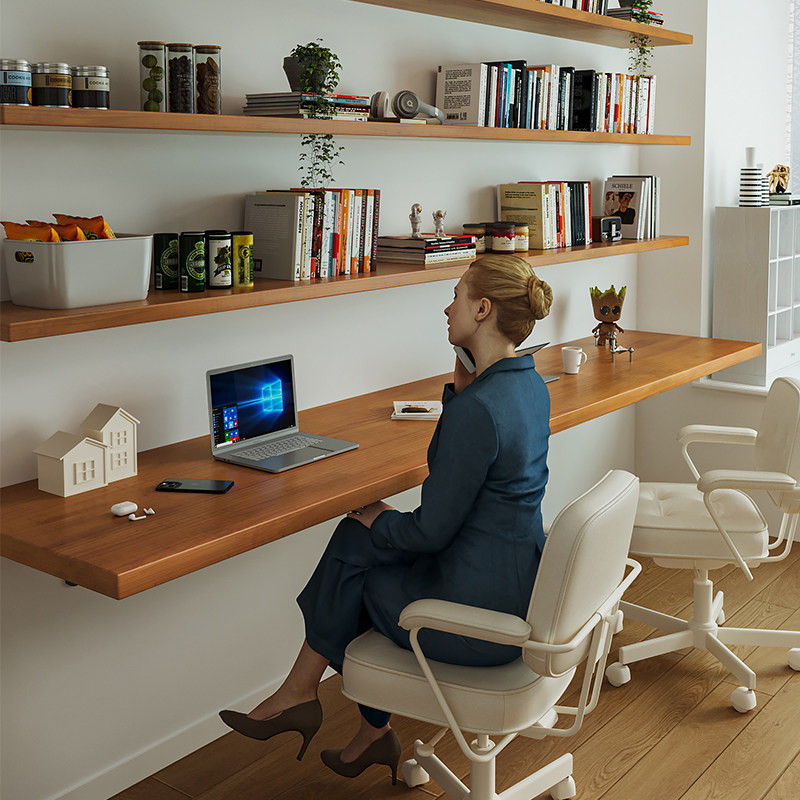 북유럽풍 원목 책상 책장 포함 모던 디자인 벽걸이 컴퓨 - Bedroom Furniture 리뷰 및 가격