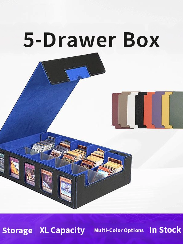 다중 수납공간 PU 가죽 TCG 카드 보관함, 투명창이 - Storage 리뷰 및 가격