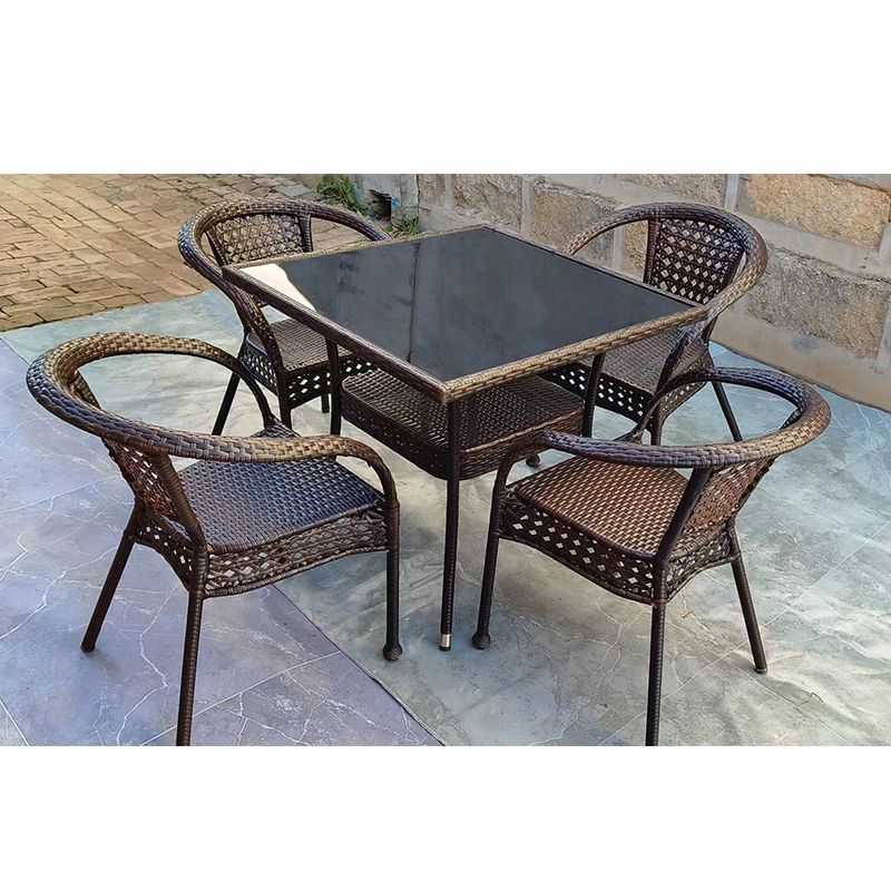 야외 라탄 테이블과 의자 거실 야외 안뜰 테이블 세트  - Outdoor Furniture 리뷰 및 가격