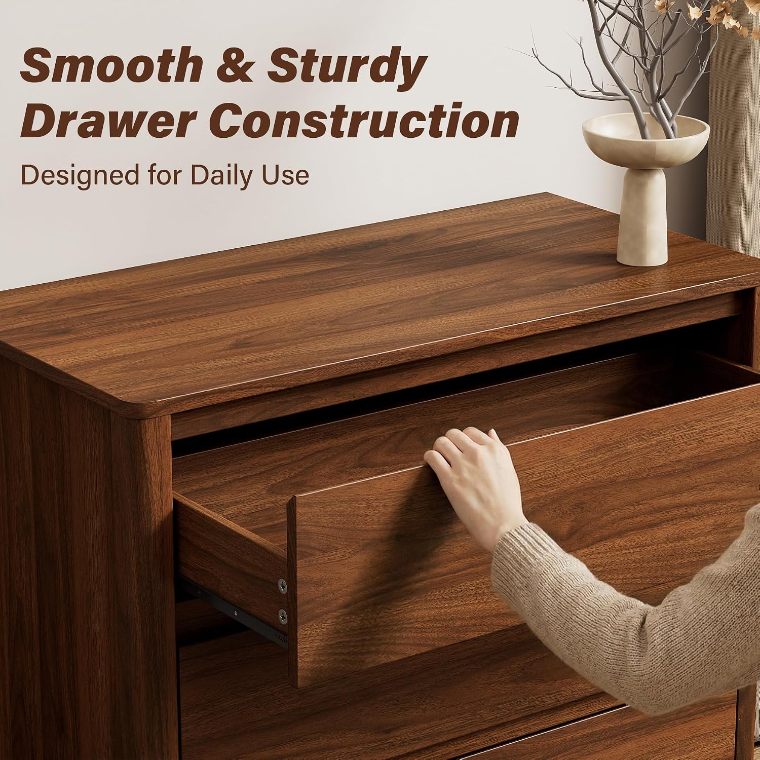 5단 서랍형 원목 수납장, 높이가 큰 서랍장 정리함,  - Bedroom Furniture 리뷰 및 가격