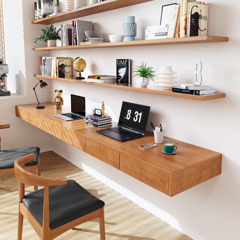 북유럽풍 원목 컴퓨터 책상 모던 침실 벽걸이형 책상 침 - Bedroom Furniture 리뷰 및 가격