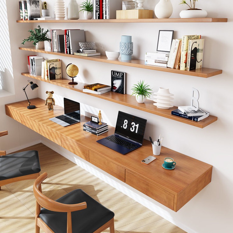 북유럽풍 원목 컴퓨터 책상 모던 침실 벽걸이형 책상 침 - Bedroom Furniture 리뷰 및 가격