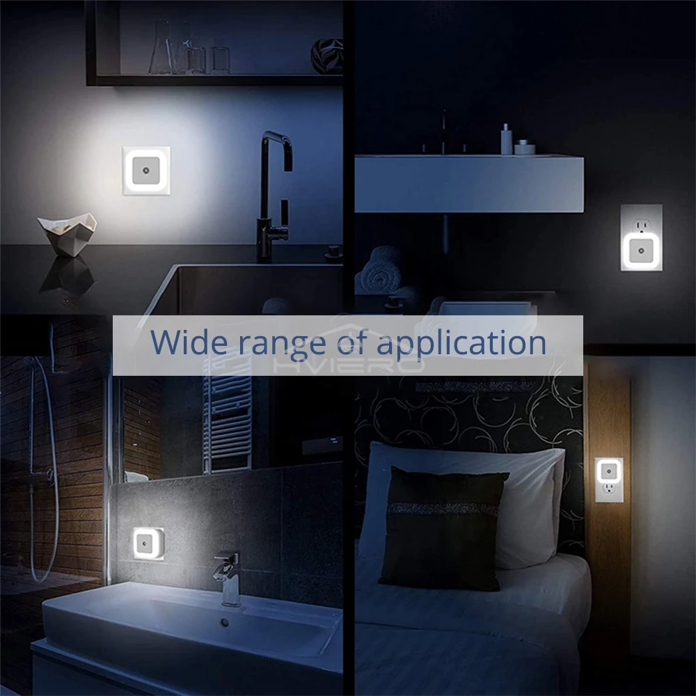 무선 센서 LED 야간 조명 EU 플러그 미니 사각형  - Floating Nightstand With Led Light 리뷰 및 가격