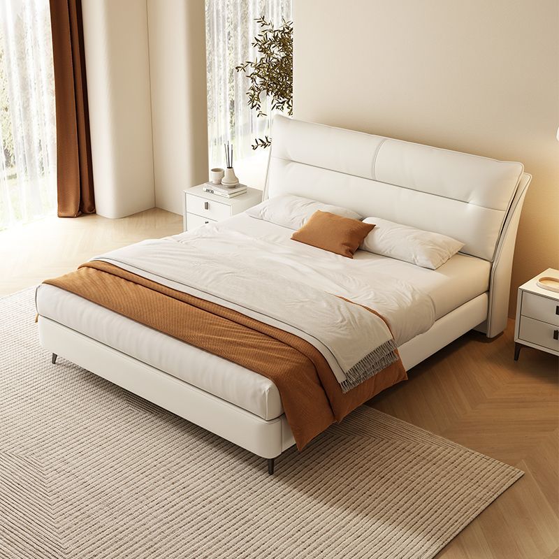 모던 럭셔리 가죽 소재 수납형 침대 프레임, 미니멀리스 - Gas Lift Storage Bed Hydraulic 리뷰 및 가격