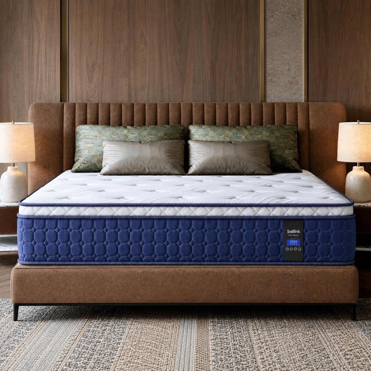 퀸 사이즈 매트리스, 14인치 하이브리드 매트리스 (박 - Memory Foam Mattress In A Box Queen 리뷰 및 가격