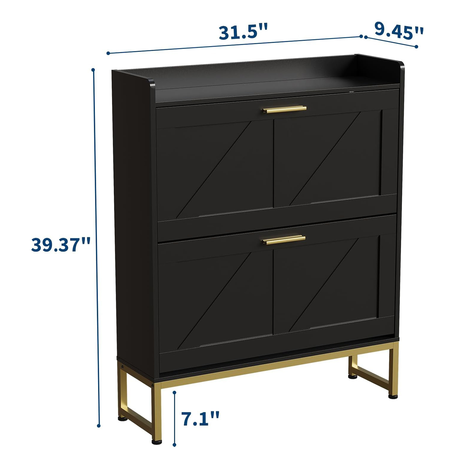 현관용 좁은 신발장, 2단 플립 서랍, 조절 가능한 선 - Shoe Rack Cabinet Narrow Entryway 리뷰 및 가격