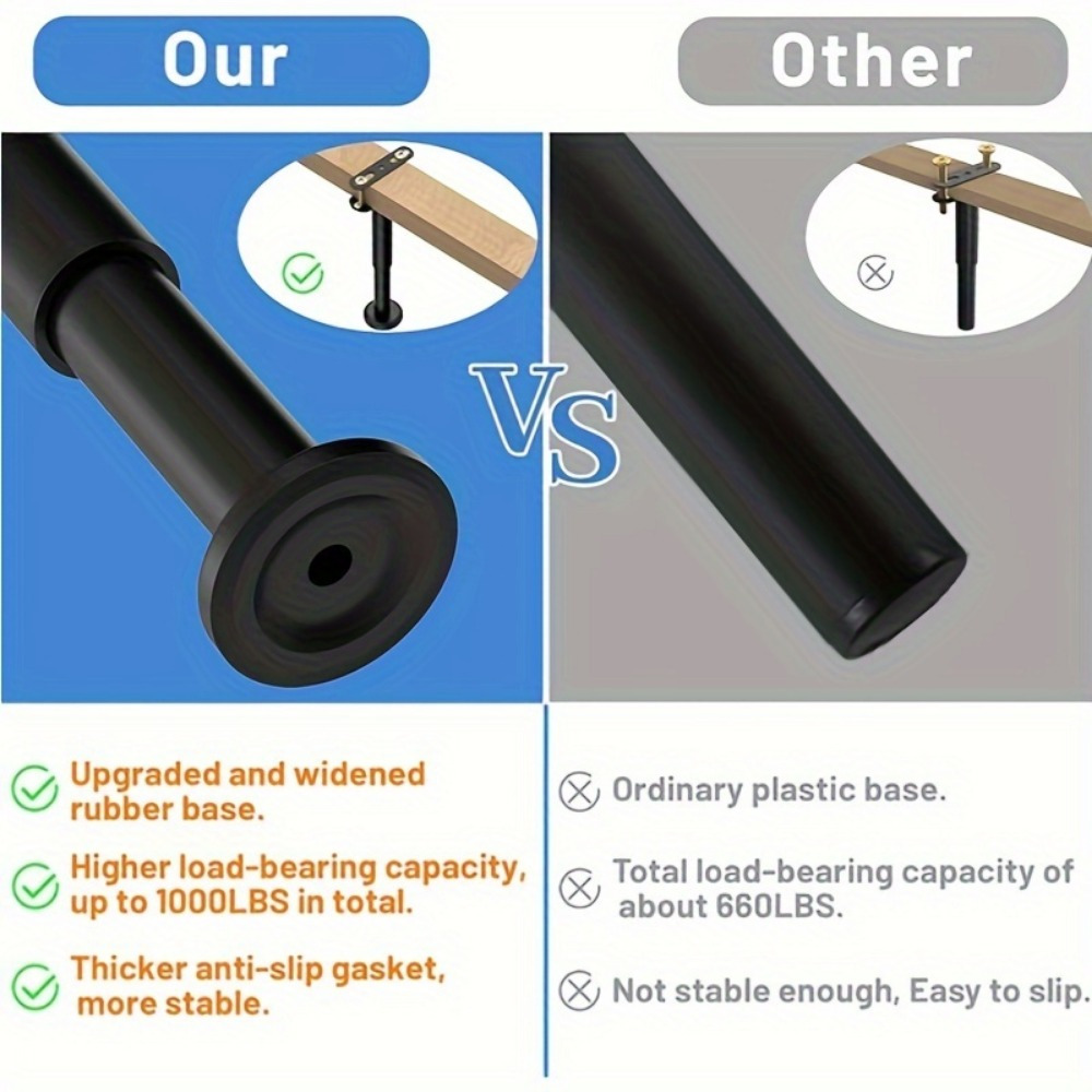 조절 가능한 높이 범위: 침대 프레임 지지 다리 4개  - Canopy Bed Frame Metal Queen 리뷰 및 가격