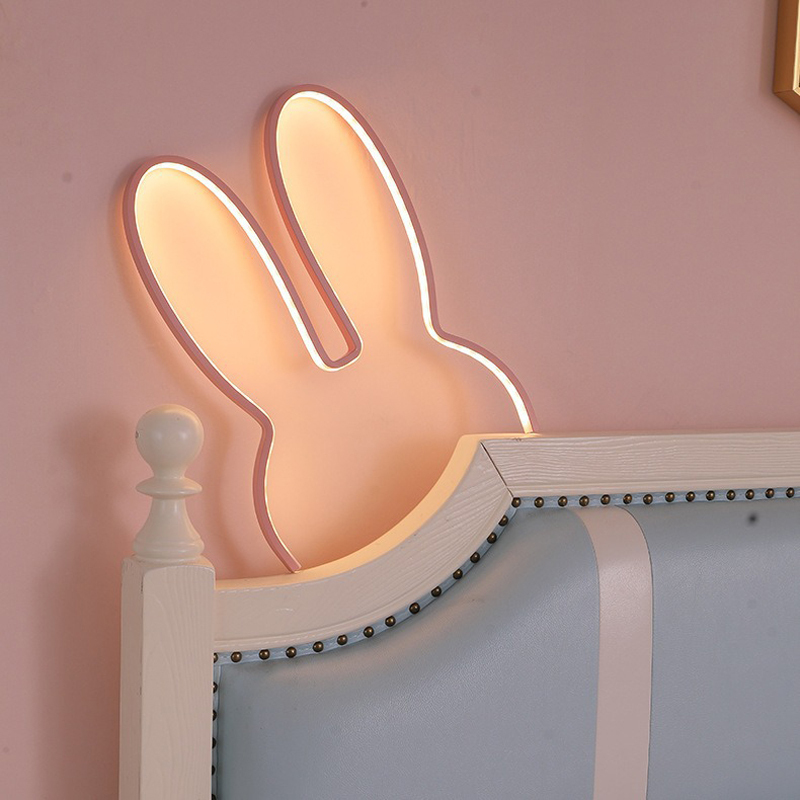 귀여운 LED 토끼 벽등 USB 전원 아기 책상 테이블 - Floating Nightstand With Led Light 리뷰 및 가격