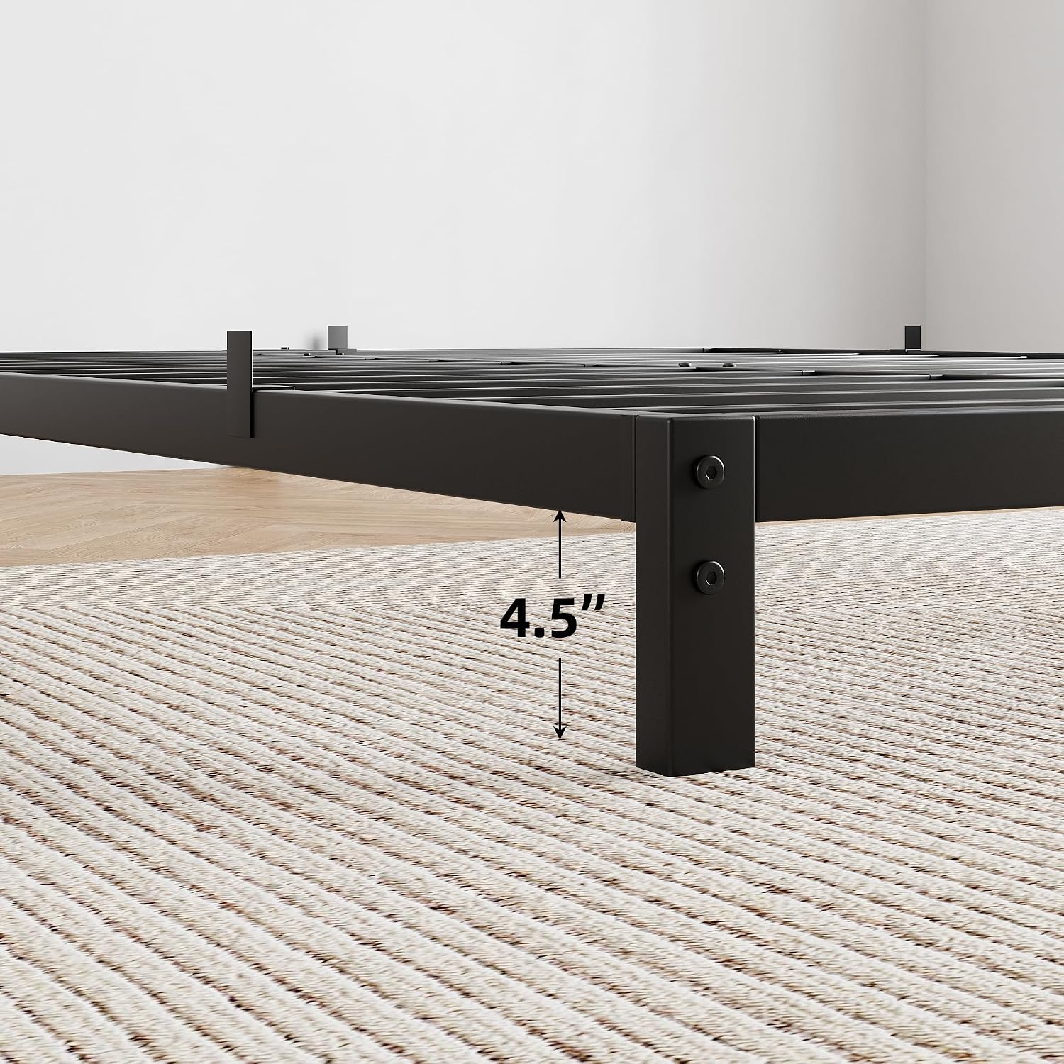 6인치 고강도 금속 퀸 침대 프레임, 침대 밑 수납공간 - Canopy Bed Frame Metal Queen 리뷰 및 가격