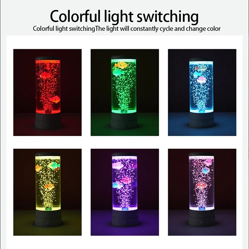 LED 물고기 램프 주변 야간 조명, 리모컨 색상 변경 - Floating Nightstand With Led Light 리뷰 및 가격